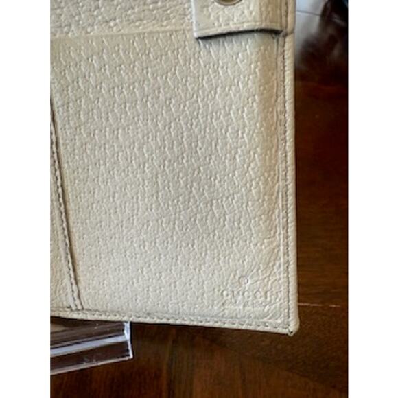 Gucci Beige Ivory GG Canvas and Leather Continental Wallet*Very Nice Condition - Picture 8 of 15